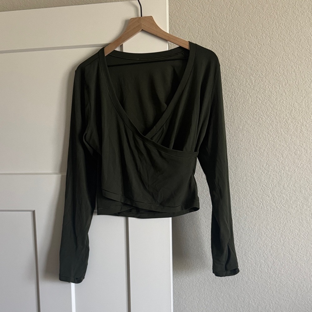 Athleta Deep Green Women's Crop Top